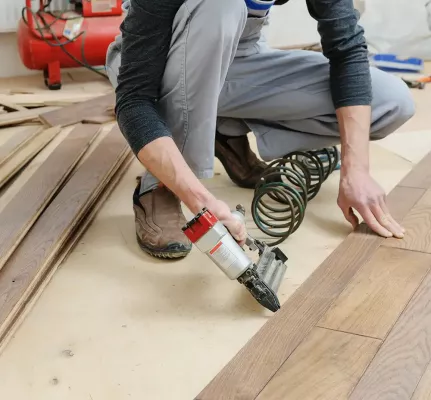 Які роботи і матеріали потрібні для укладки паркету