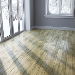 Паркетная доска Гевея состаренная Олива