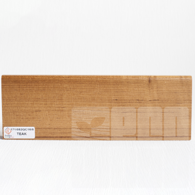 Плинтус на фанере со шпоном тика