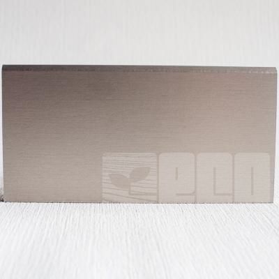 Плинтус из МДФ с алюминиевым покрытием М2 шампанское