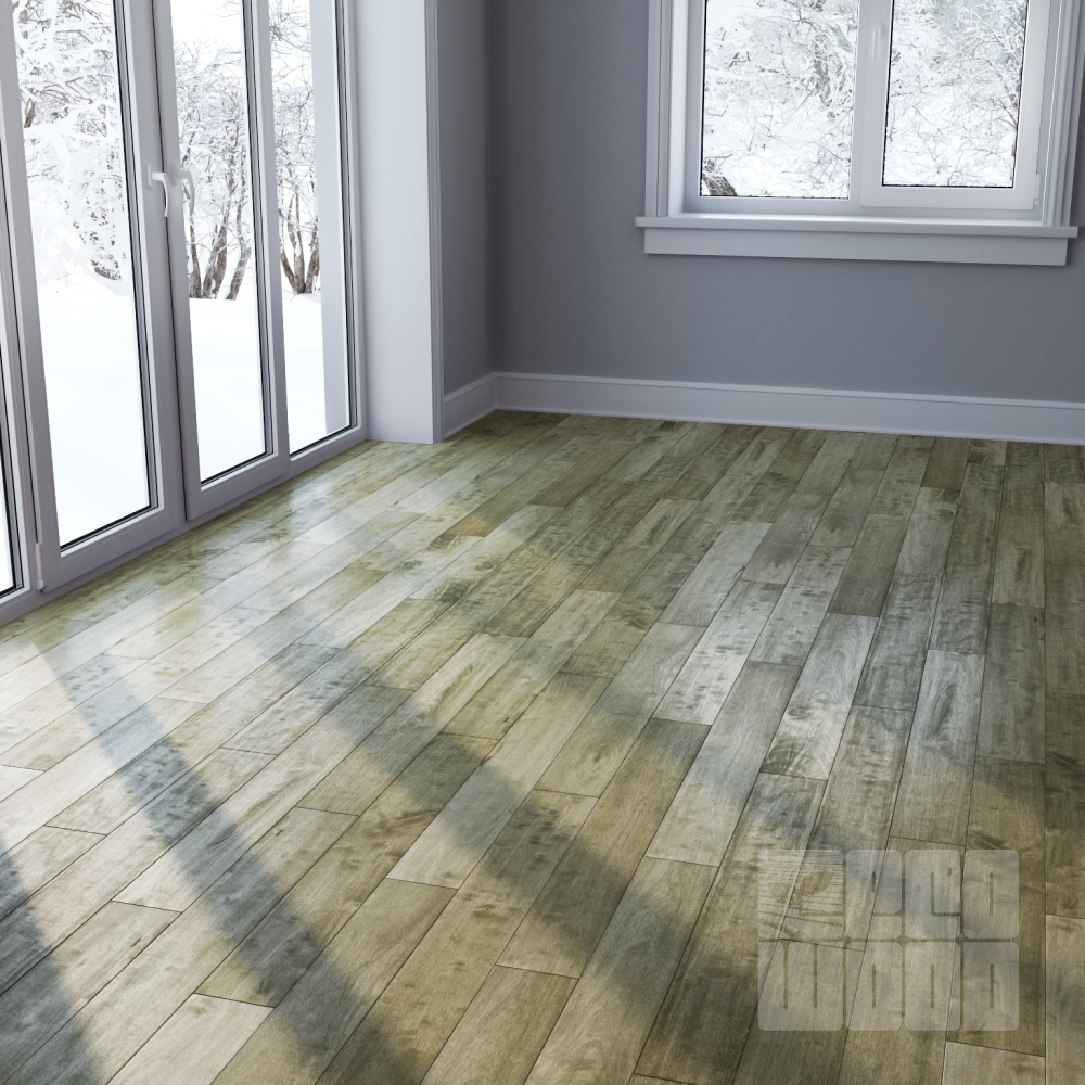 Паркетная доска Гевея гладкая Олива