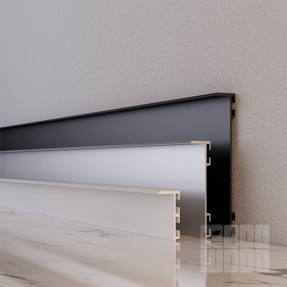 Алюминиевый профиль скрытого монтажа 90 мм ALU-S9015