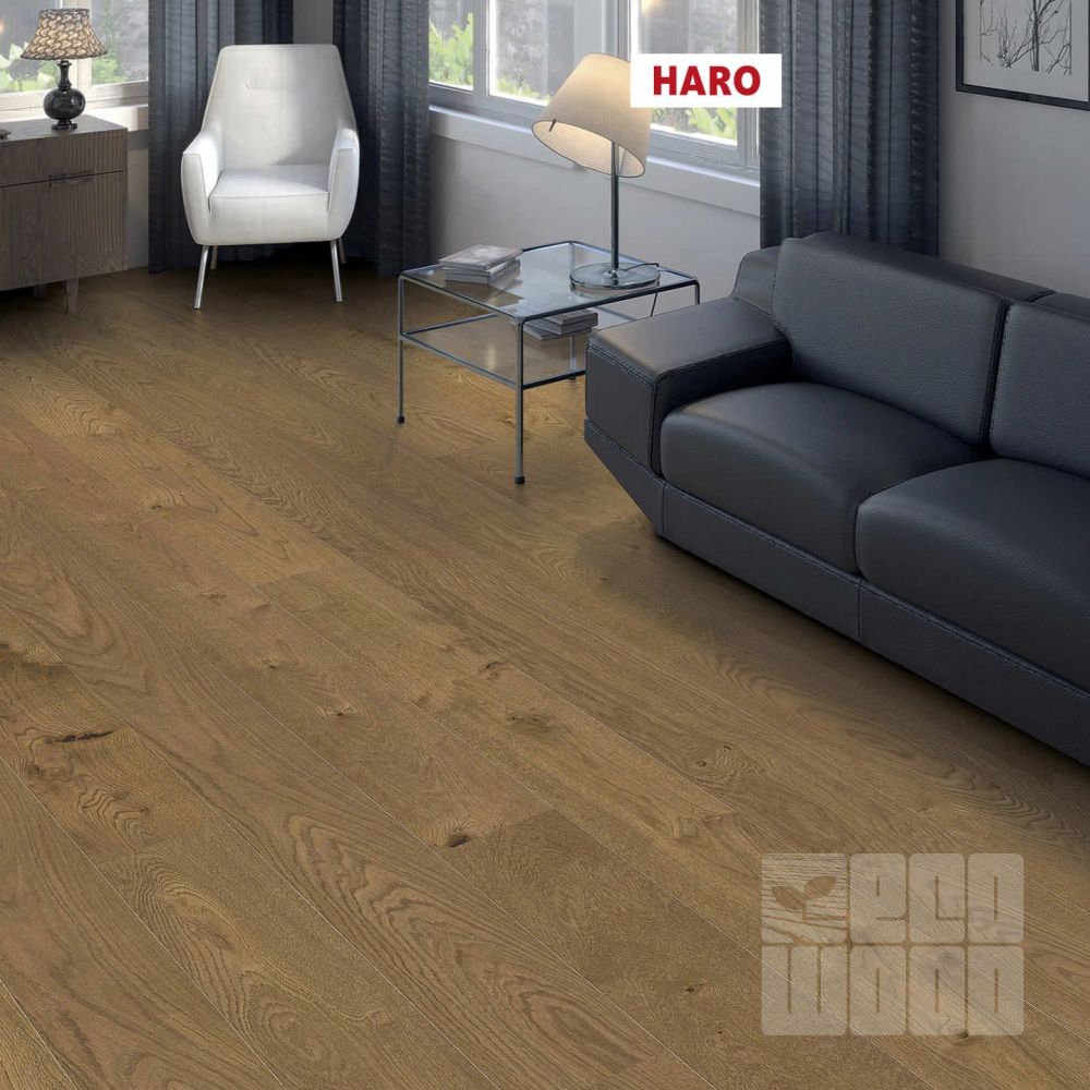 Харо Дуб Винтаж Браун Haro Vintage Brown 548923 Паркетная доска 