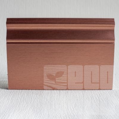 Плинтус из МДФ с алюминиевым покрытием Р8 медь