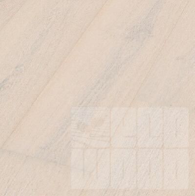 Паркетна дошка Дуб полярний білий браш 8737