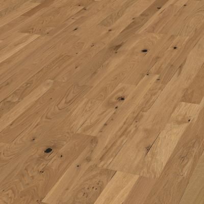 Паркетна дошка Дуб чистий сіро-бежевий планкір 8819