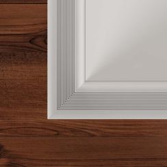 Плінтус алюмінієвий "Антиплінтус" RAL 9003 N1520 RAL 9003