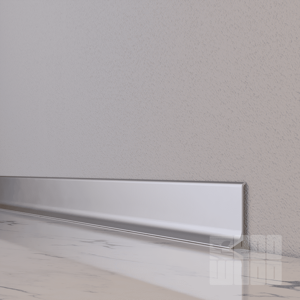 Плинтус алюминиевый "Антиплинтус" анод N4012 