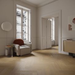 Barlinek Next Step Antic Oak Шеврон Замковый SPC с подложкой