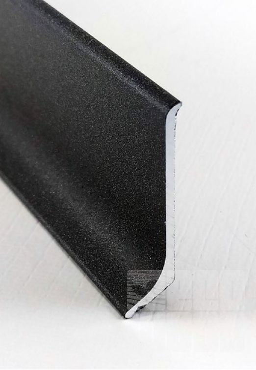 Плинтус алюминий 40 мм антрацит