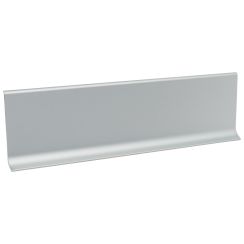 Плинтус алюминий 60 мм серебро