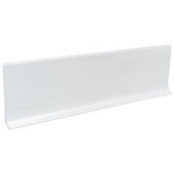 Плінтус алюміній 40 мм білий глянець RAL 9003