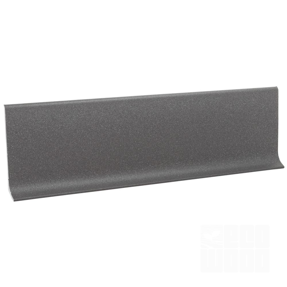 Плинтус алюминий 60 мм антрацит серый