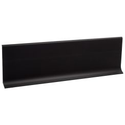 Плинтус алюминий 60 мм черный матовый