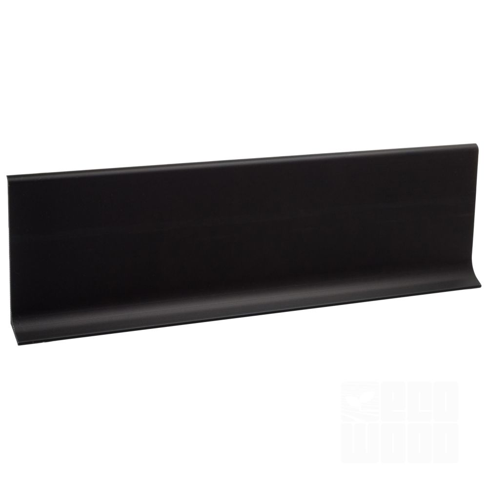 Плинтус алюминий 40 мм черный матовый