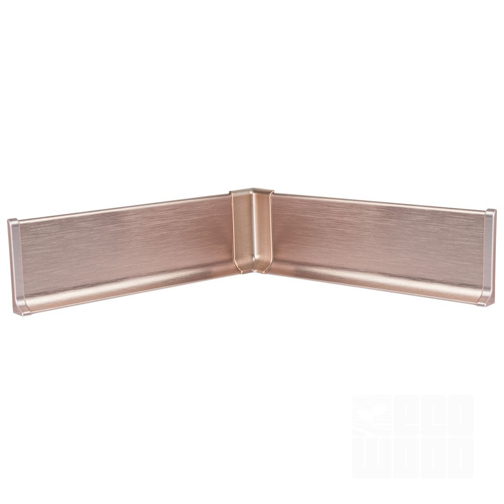 Плинтус алюминий 60 мм медь браш