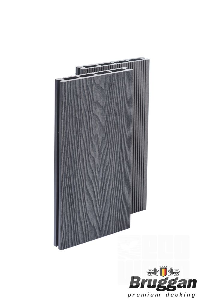 Террасная доска Bruggan Elegant Light 3D Graphite
