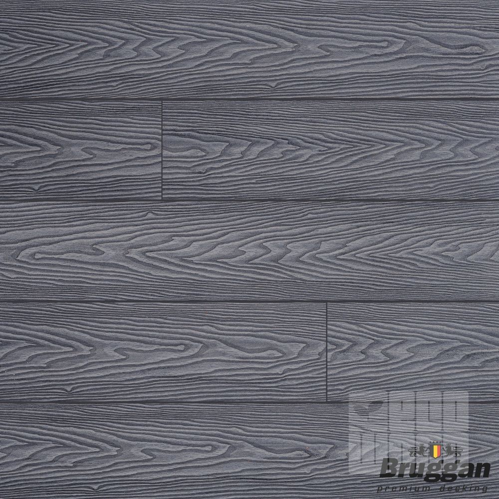 Террасная доска Bruggan Elegant Light 3D Graphite