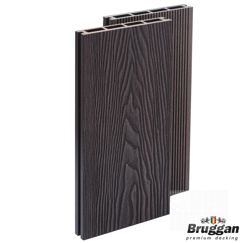 Террасная доска Bruggan Elegant Light 3D Wine brown