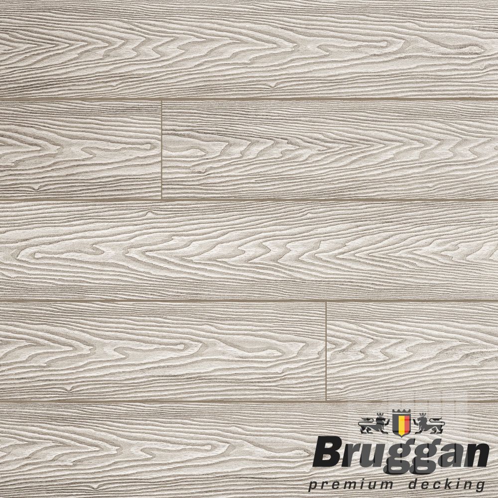 Террасная доска Bruggan Elegant Light 3D Cream Latte