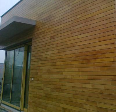 Фасадная доска акация сращенная (ромбус)