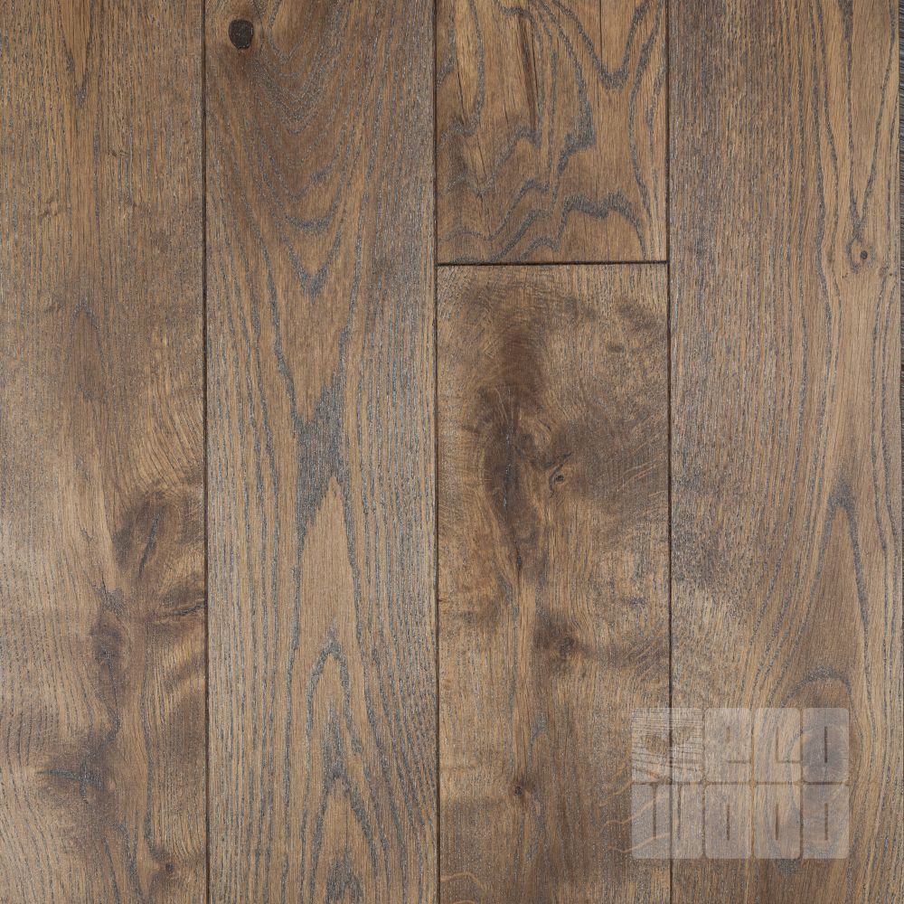 Паркетная доска Дуб Серебро браш