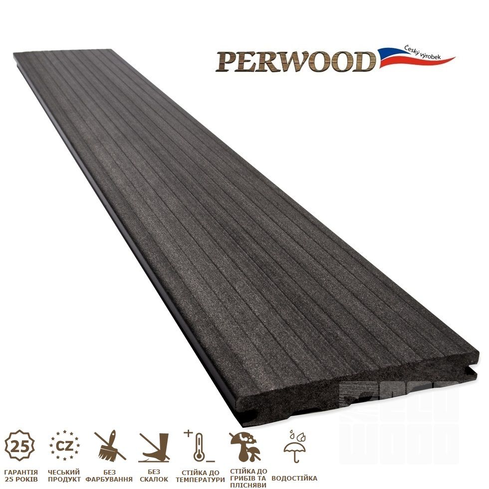 Террасная доска Perwood Farm Черное дерево