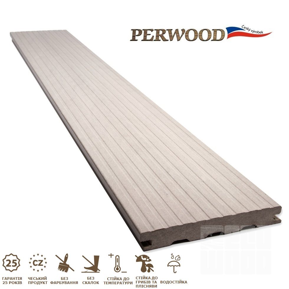 Террасная доска Perwood Farm Слоновая кость