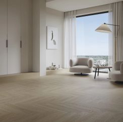 Barlinek Next Step Flax Oak Шеврон Замковый SPC