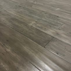 Паркетная доска Гевея состаренная Эш-Грей