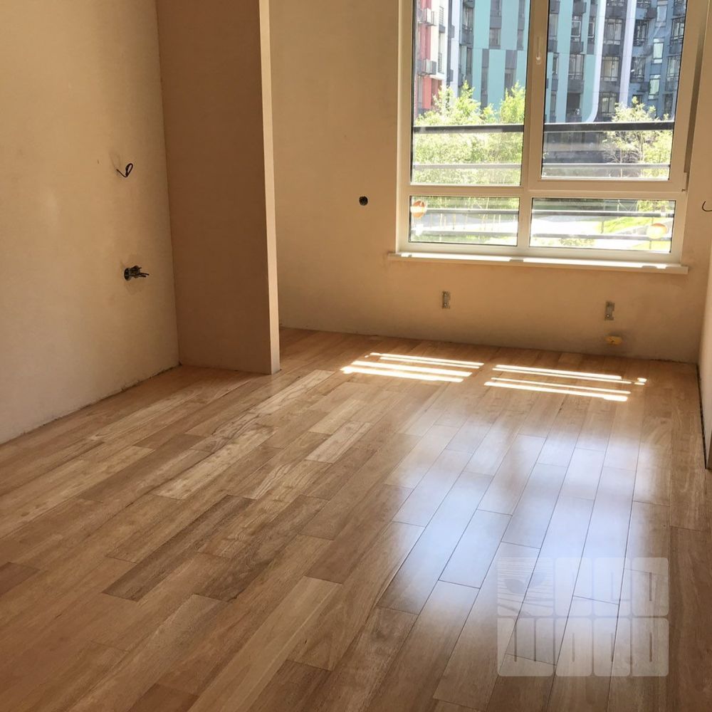 Паркетная доска Гевея гладкая Натур