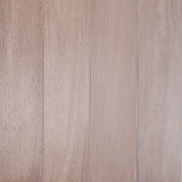 Паркетна дошка Гевея гладка Пудра