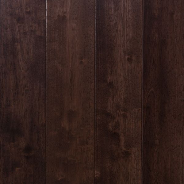 Паркетна дошка Гевея гладка Браун