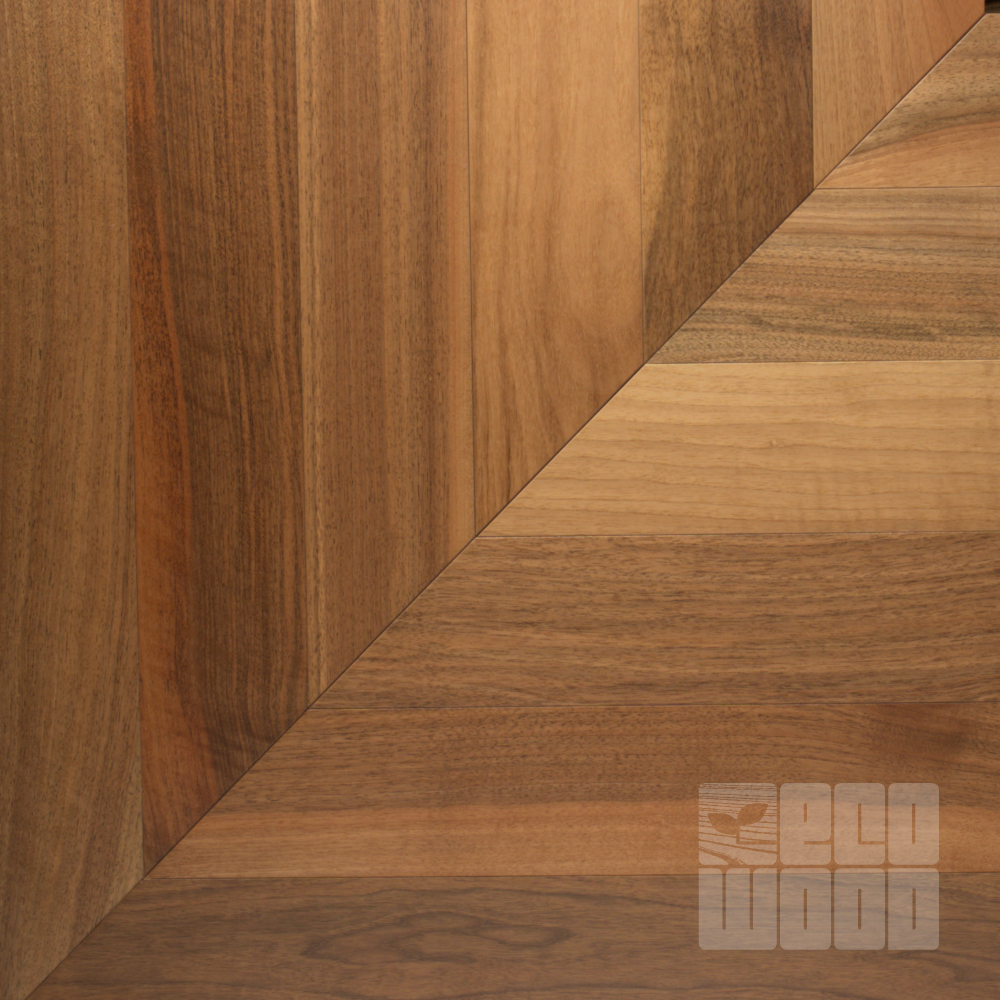 Паркетна дошка Горіх Chevron