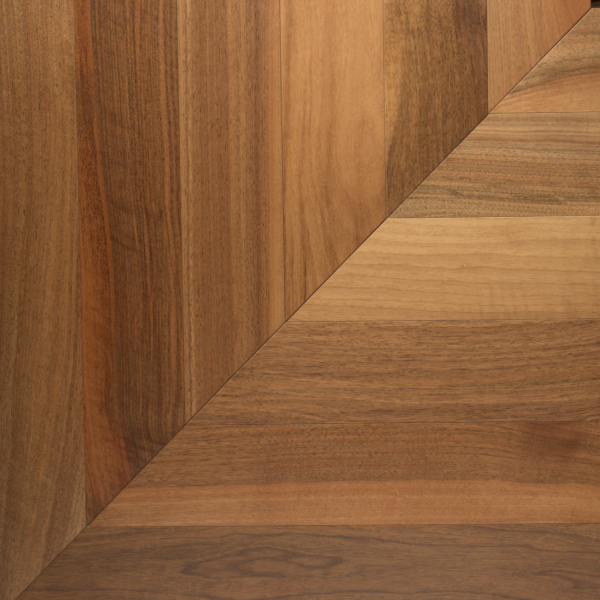 Паркетна дошка Горіх Chevron