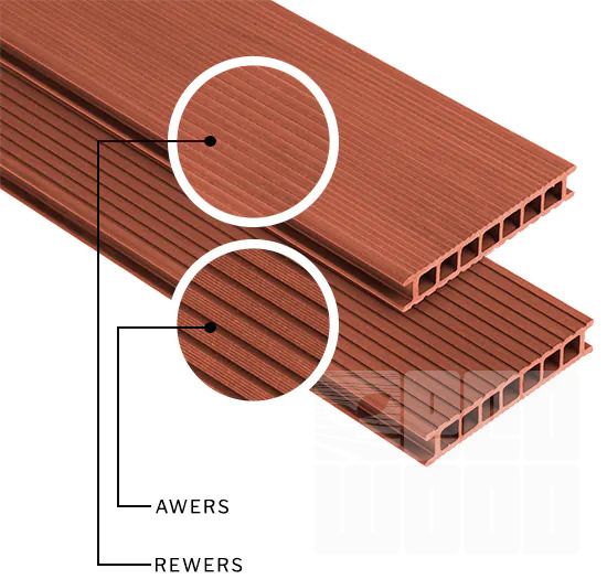 Террасная доска Hartika Натуральный махагон