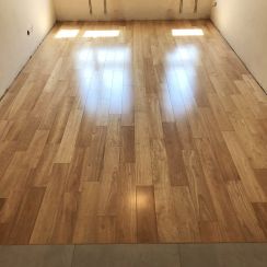 Паркетная доска Гевея гладкая Натур