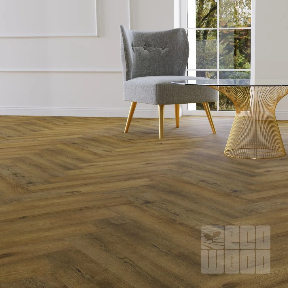 Luxury Floor Дуб Taruos Herringbone Виниловый ламинат SPC