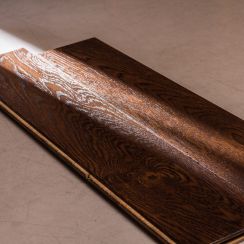 Паркетная доска Дуб Темная сукупира браш