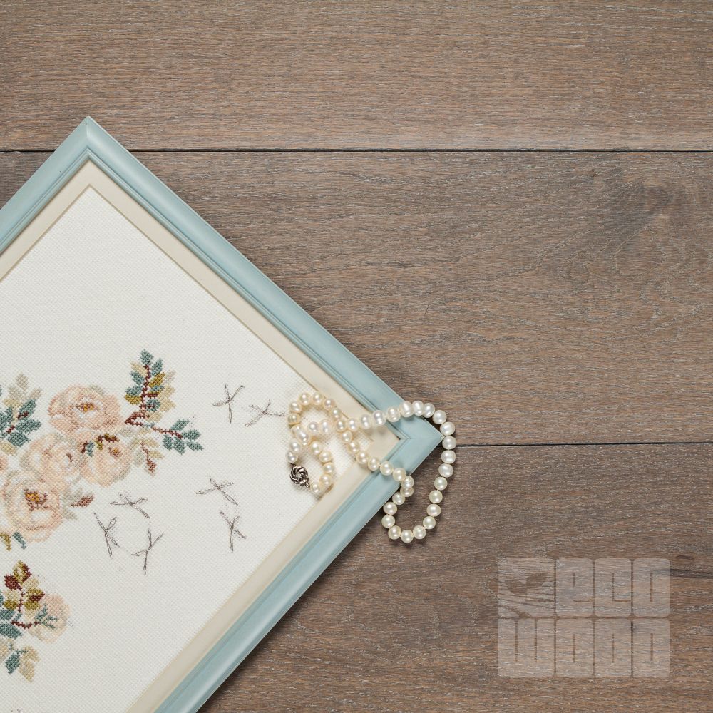 Инженерная доска Дуб Серый шелк