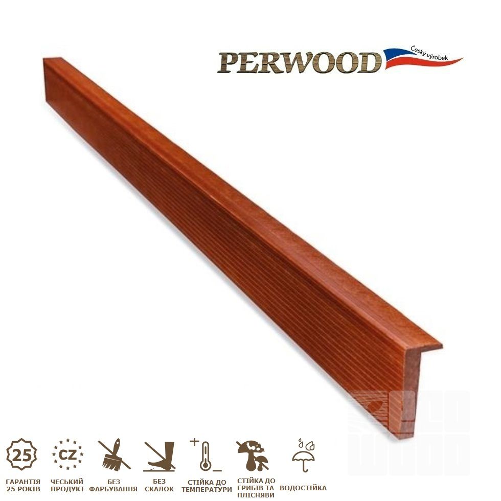 L-плинтус декоративный (угольник) PERWOOD кирпич