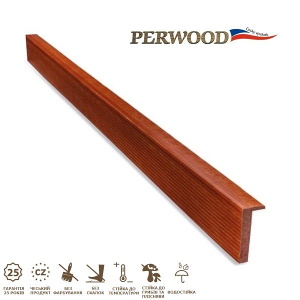 L-плінтус декоративний (кутник) PERWOOD цегла