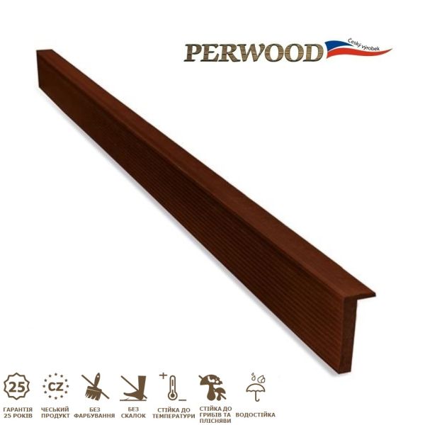 L-плінтус декоративний (кутник) PERWOOD вишня