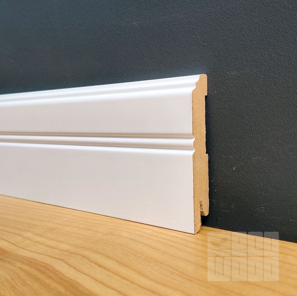 Плинтус МДФ LF01белый RAL 9003