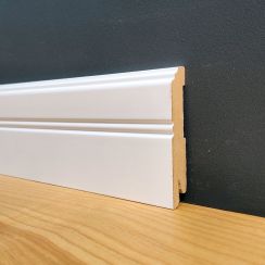 Плинтус МДФ LF01белый RAL 9003