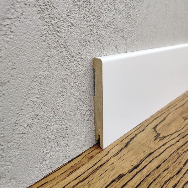 Плинтус МДФ М100 белый RAL9003