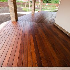 Террасная доска мербау широкая