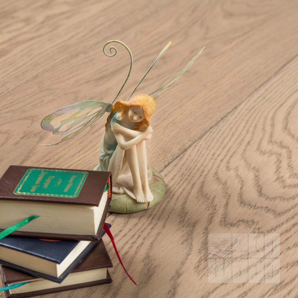 Массивная доска Дуб Лайн браш