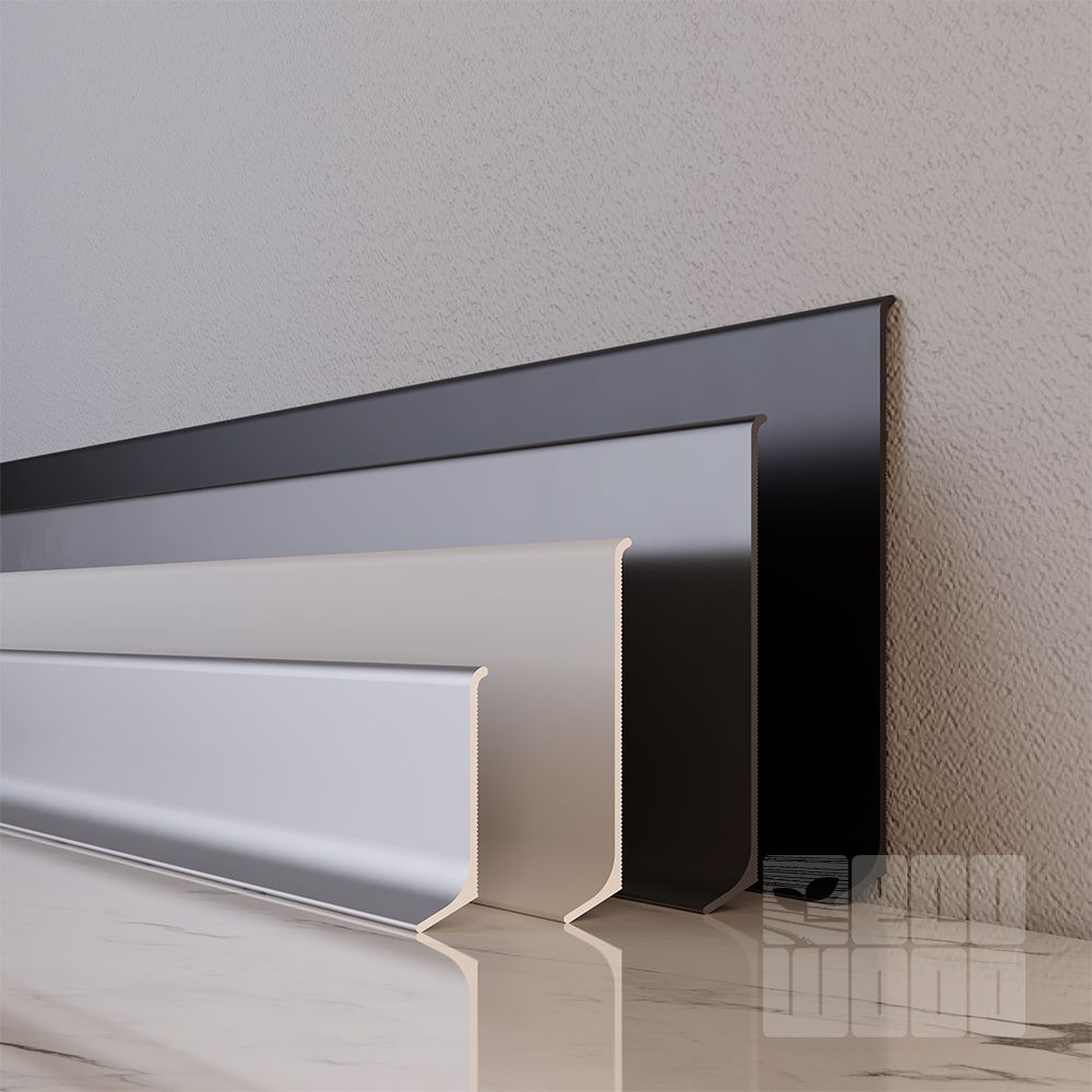 Плинтус алюминиевый "Антиплинтус" анод N6012 