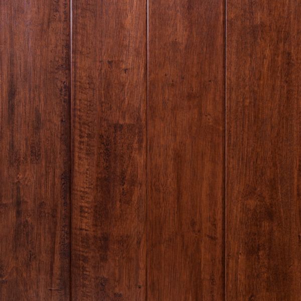 Паркетна дошка Гевея зістарена Ред